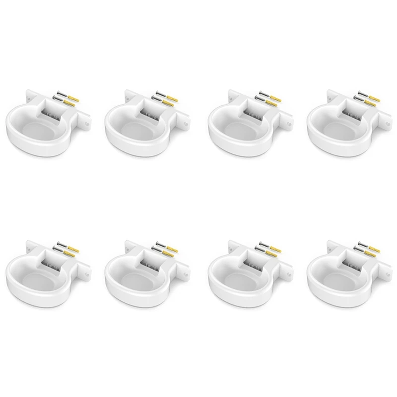 N75R-For Google Nest Wifi Pro Wall Mounting Bracket Intelligent Speaker Wall Storage Bracket Base, 8 PCS