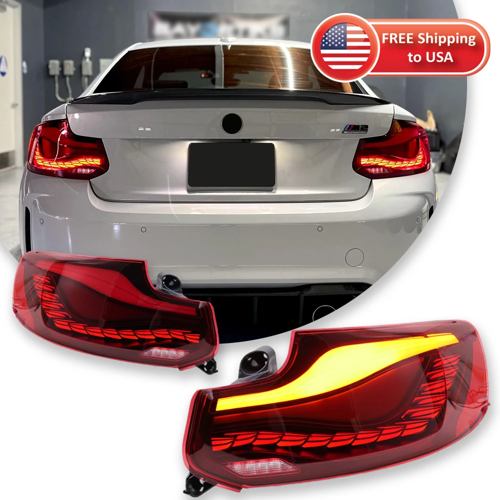 TYPY Car Lights For BMW 2 Series F22 F23 Taillights F87 2014-2021 LED Projetor Tail Lamp Daytime Running Light Auto Accessories