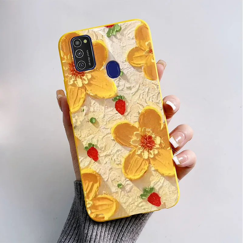 For Samsung Galaxy M21 M30S M21S M31 M31S Case Popular Butterfly Cover Soft Silicone Funda For Samsung M21 2020 SM-M215F Cases
