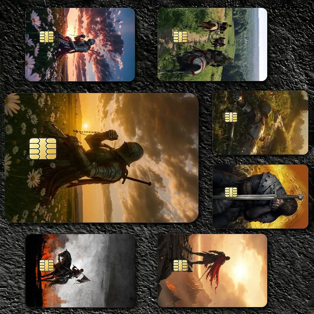 

Game KCD K-Kingdom C-Come D-Deliverance 2 Decorative Waterproof Film Skin Cover Credit Card Stickers Debit Front Bank Bus Pass