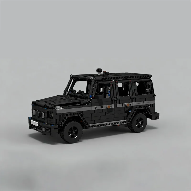 سرعة سباق السيارات نموذج MOC قوالب بناء G 63 الفاخرة على الطرق الوعرة مركبة وحدات التكنولوجيا الهدايا عطلة تجميع ألعاب أطفال