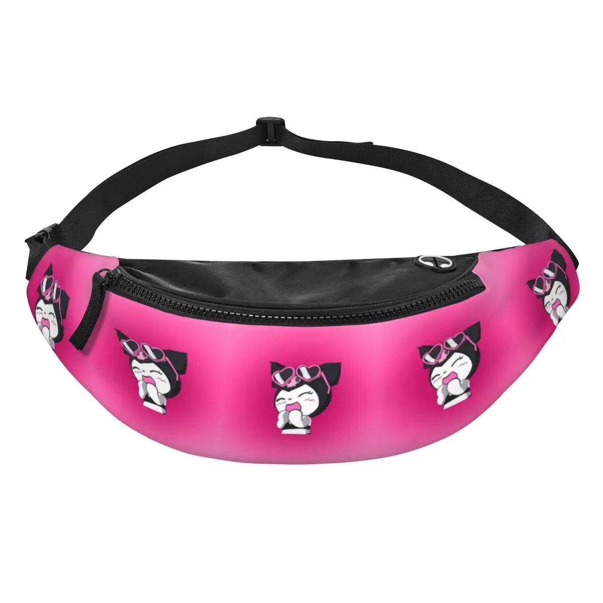 

Custom Cool K-Kuromies Fanny Pack for Traveling Women Men Crossbody Waist Bag Phone Money Pouch