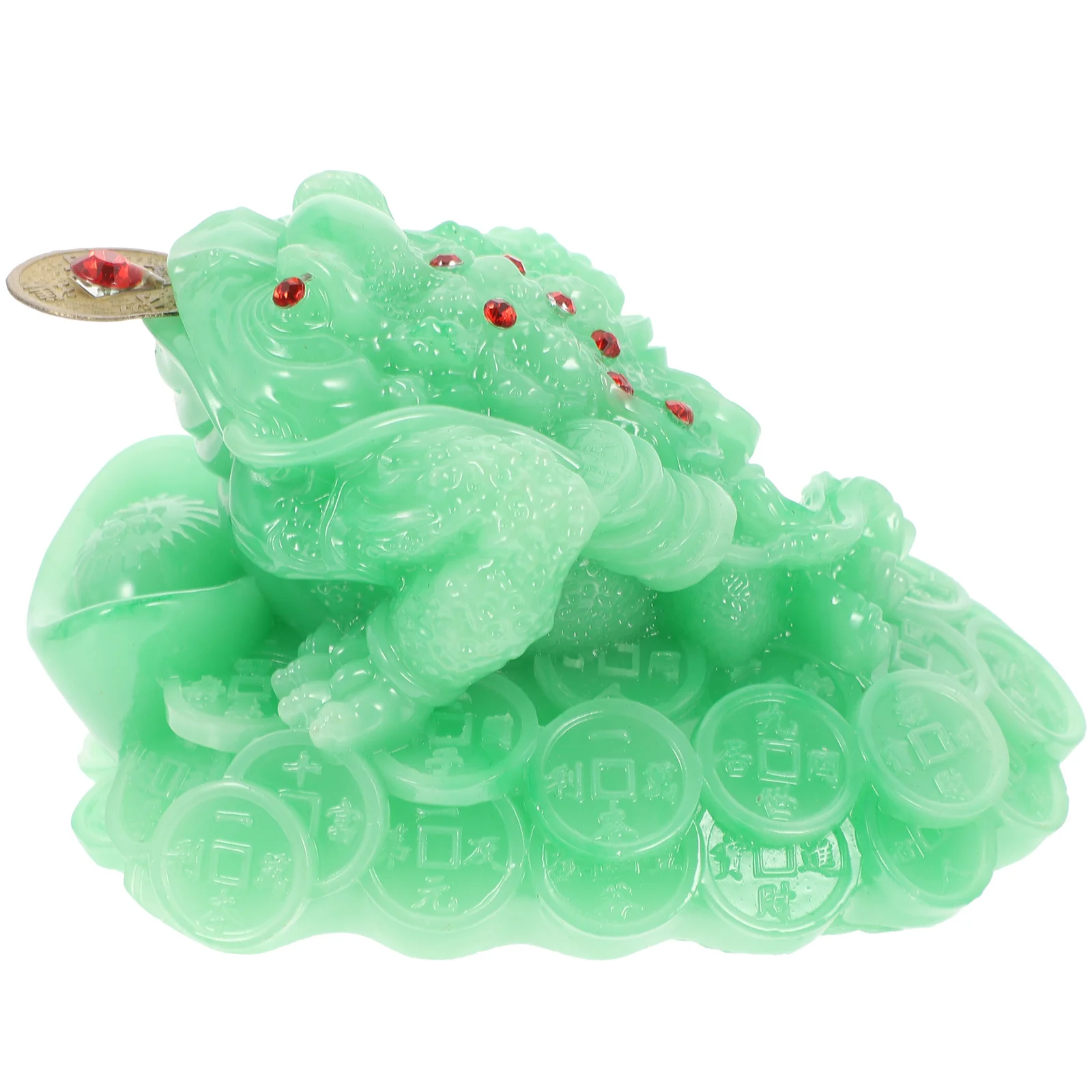

Toad Chinese Luck Statue Resin Wealth Frog Thriving Business Desktop Decoration Money Toad Ornament Home Gifts