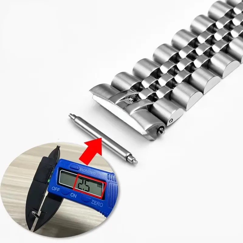 For Seiko Watch Strap Abalone Series Diving 22mm SRPE99K1 SRPC91J1/25J1 Folding Buckle Silvery Solid Stainless Steel Watchbands