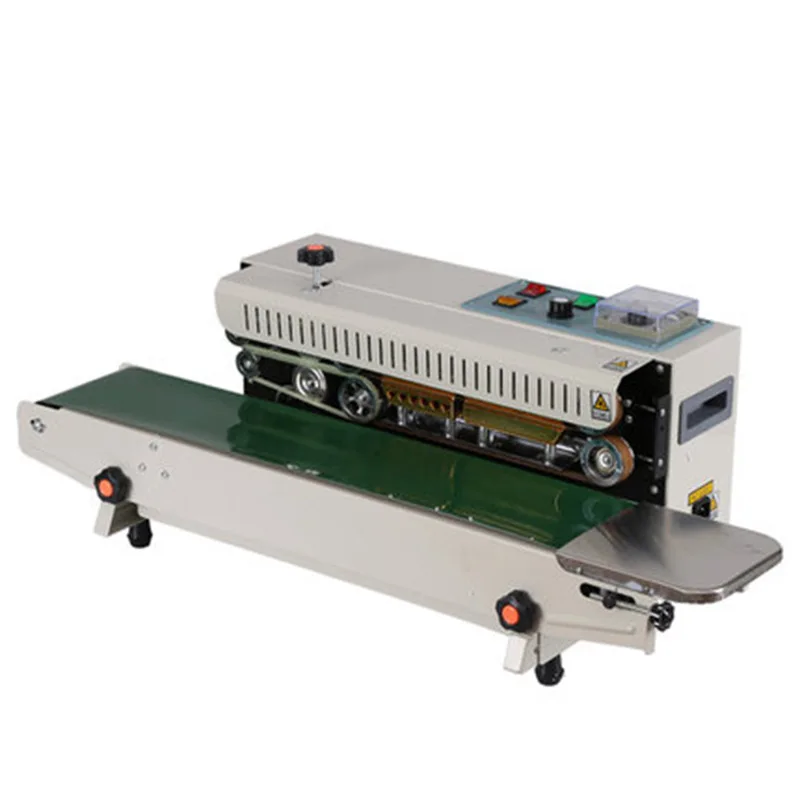 DOVOLL Electric Solid Ink Plastic Bag Sealing Machine Continuous Band Sealer for Beverage Commodity Textiles Foil Film