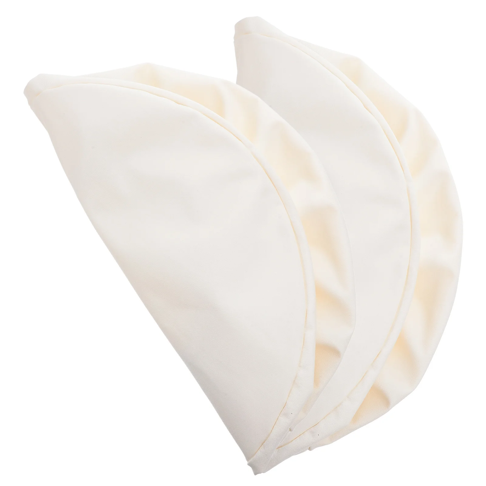 

2Pcs PU Round Waterproof Barstool Covers Elastic Chair Seat Slipcover Easy Clean Stool Cushion for Home Cafe Restaurant