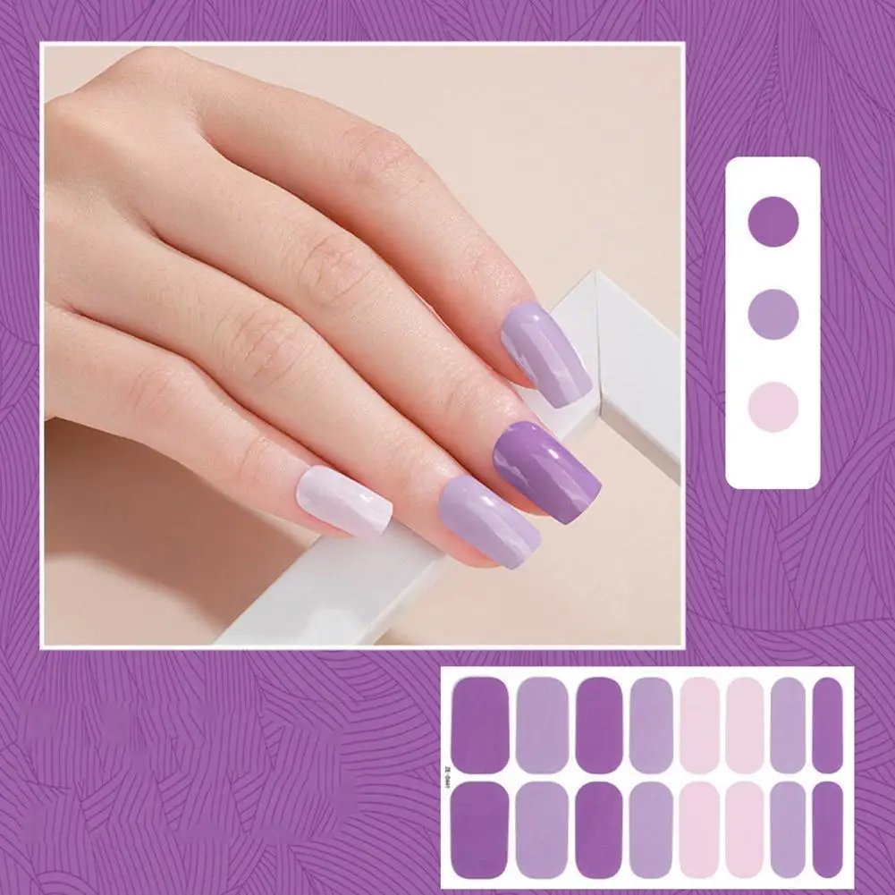 Dekoracje do Manicure półutwardzane żelowe naklejki modne akcesoria do naklejka do wystroju Diy koreański stylizacja Manicure D9z3