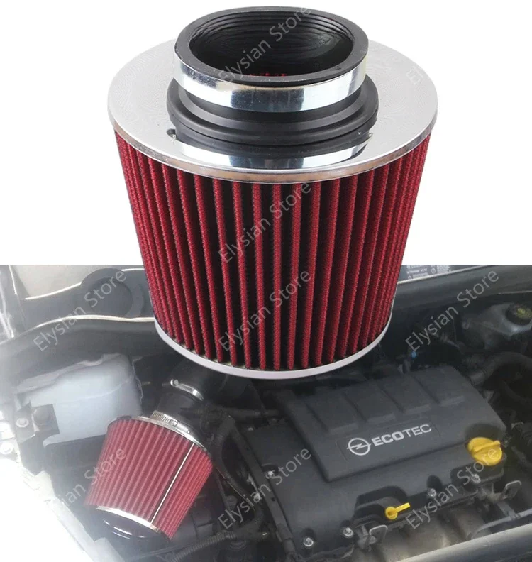 Automobile 80mm large diameter intake high flow filter mushroom head air filter modified air filter universal