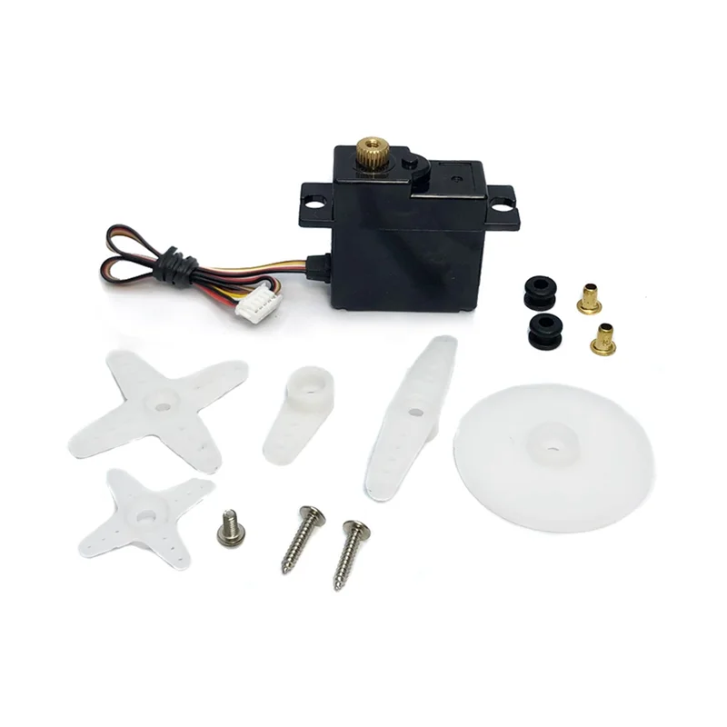 

5-проводной сервопривод с металлической шестерней для Wltoys 144001 144002 124018 124019 Аксессуары для обновления радиоуправляемого автомобиля