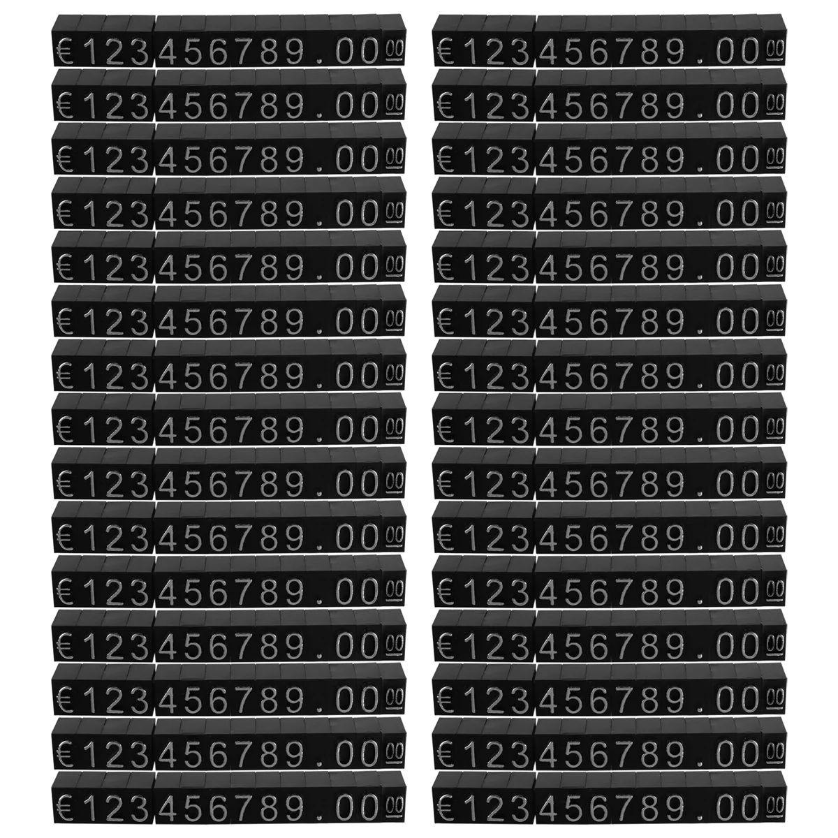 Новый A26P 30 комплектов пластиковых кубиков, ценники, регулируемая подставка для номера, магазин этикеток