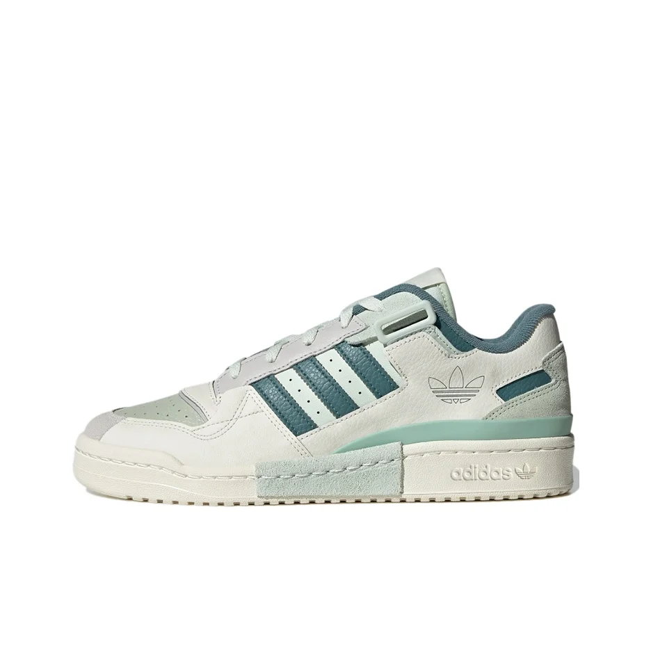 Adidas Originals FORUM Skateboard Shoes Unisex Low Top White Brown Green GX4548