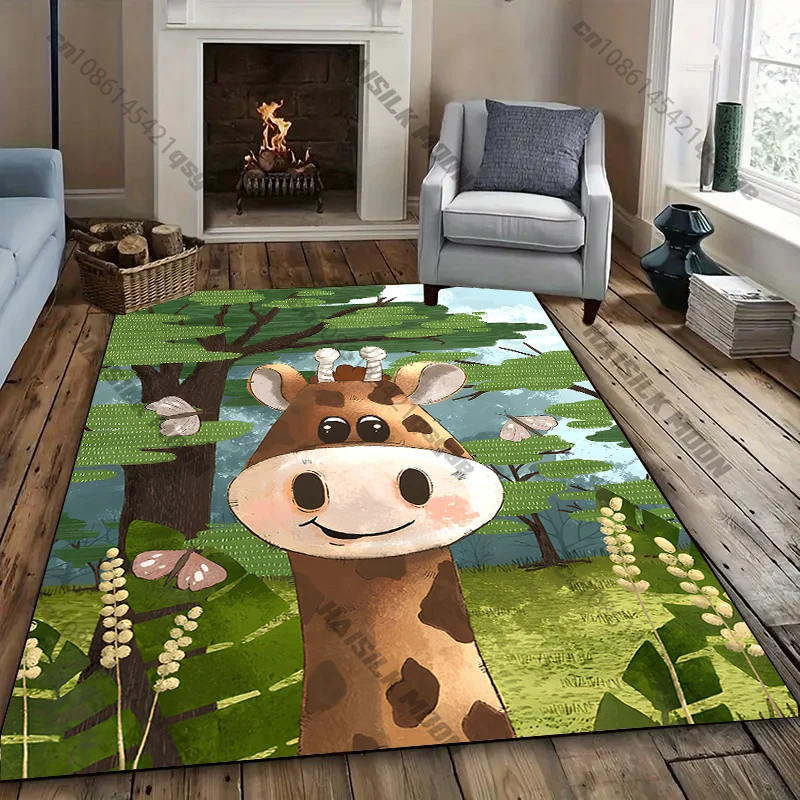 

Cute Giraffe Themed Kids Carpet living room bedroom sofa decor carpet, Luxury gift mat