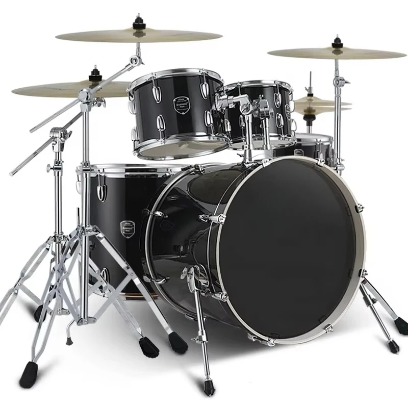 jazz drum set musical instrument acoustic drum kit for professional drummer