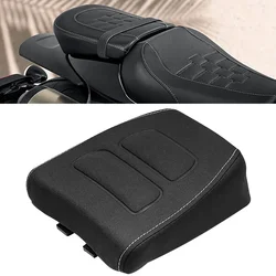 Black Motorcycle Rear Pad Passenger Seat Cushion PU Leather Cover For Harley Davidson Sportster S 1250 RH1250 2021-2022