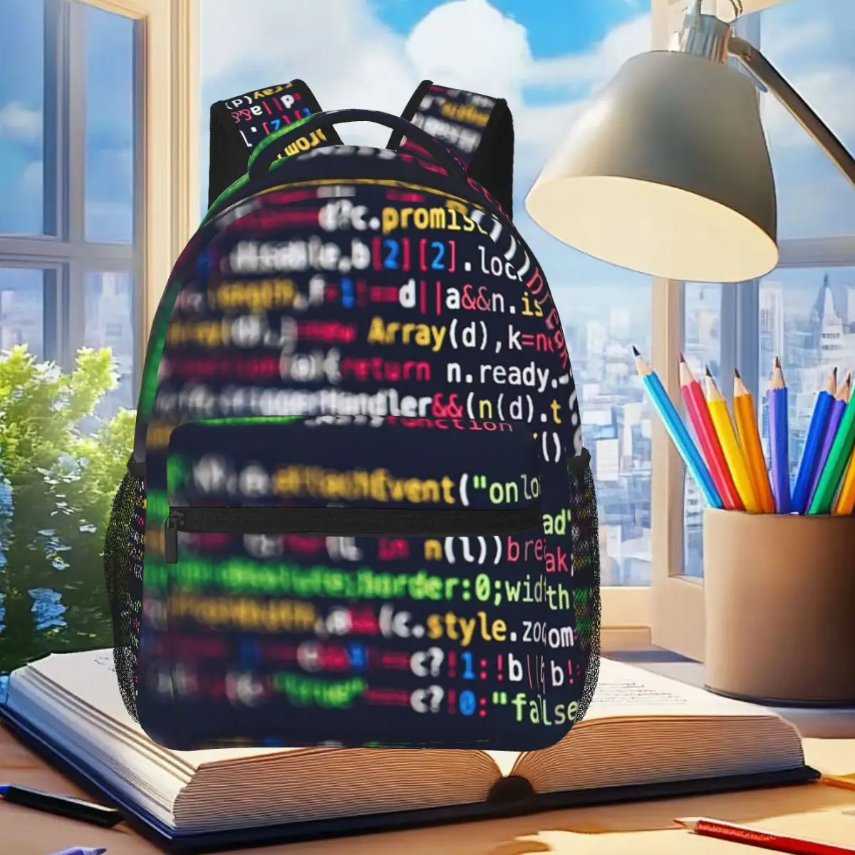 

Рюкзак для студентов The Beauty Of Code, школьная сумка, походный дорожный рюкзак для мужчин и женщин, модная сумка для книг, сумки на плечо