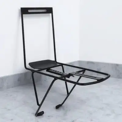 رف فولاذي أمامي للدراجة الجبلية، حامل رف أمامي متين للدراجة، حامل حقيبة خفيف الوزن ومدمج للدراجة، سهل التركيب #6