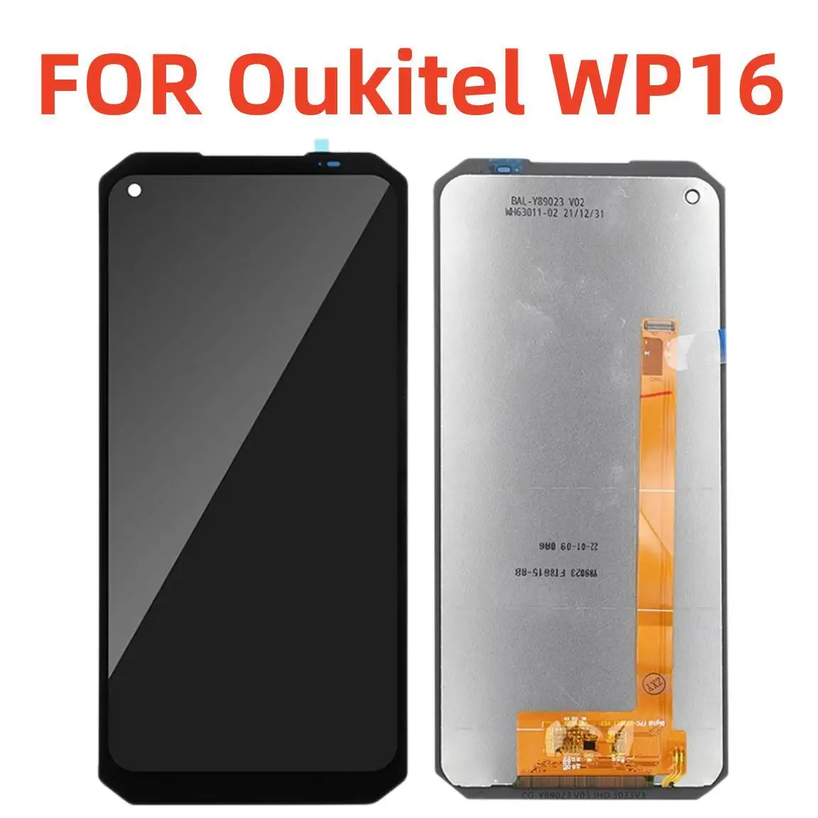 Tested Original For Oukitel WP16 6.4inch Phone LCD Display+Touch Screen Digitizer Assembly Glass