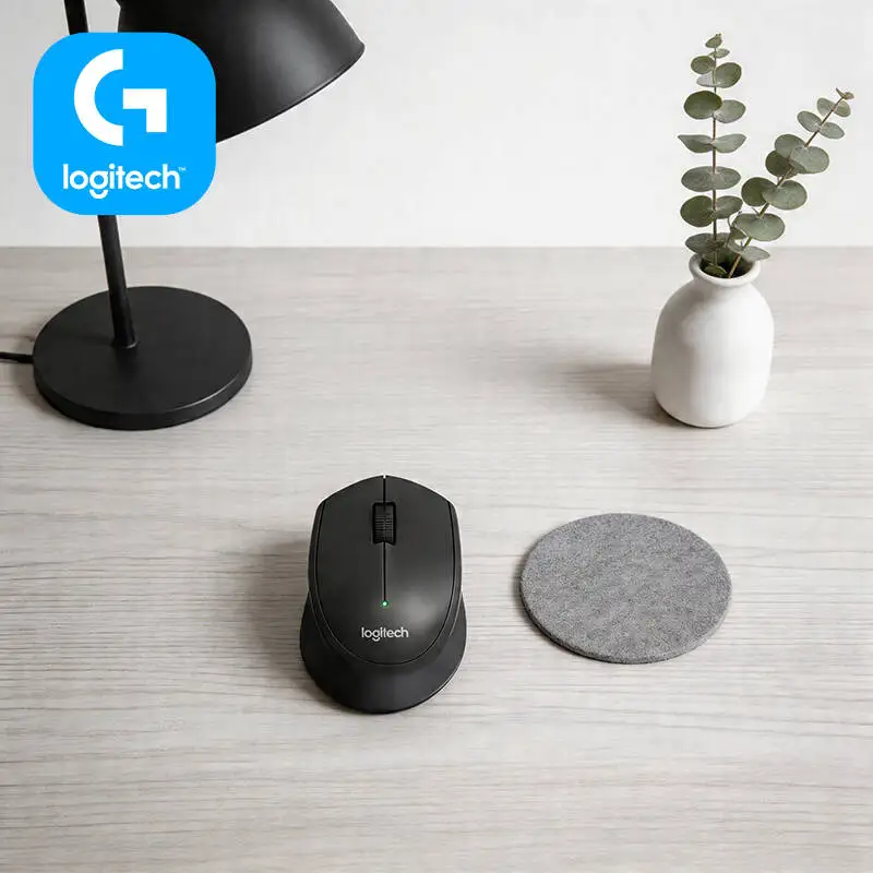 

Беспроводная эргономичная мышь Logitech M280 с нано-приемником 2,4 ГГц, радиус действия 10 м, для дома, Linux, ПК, Mac