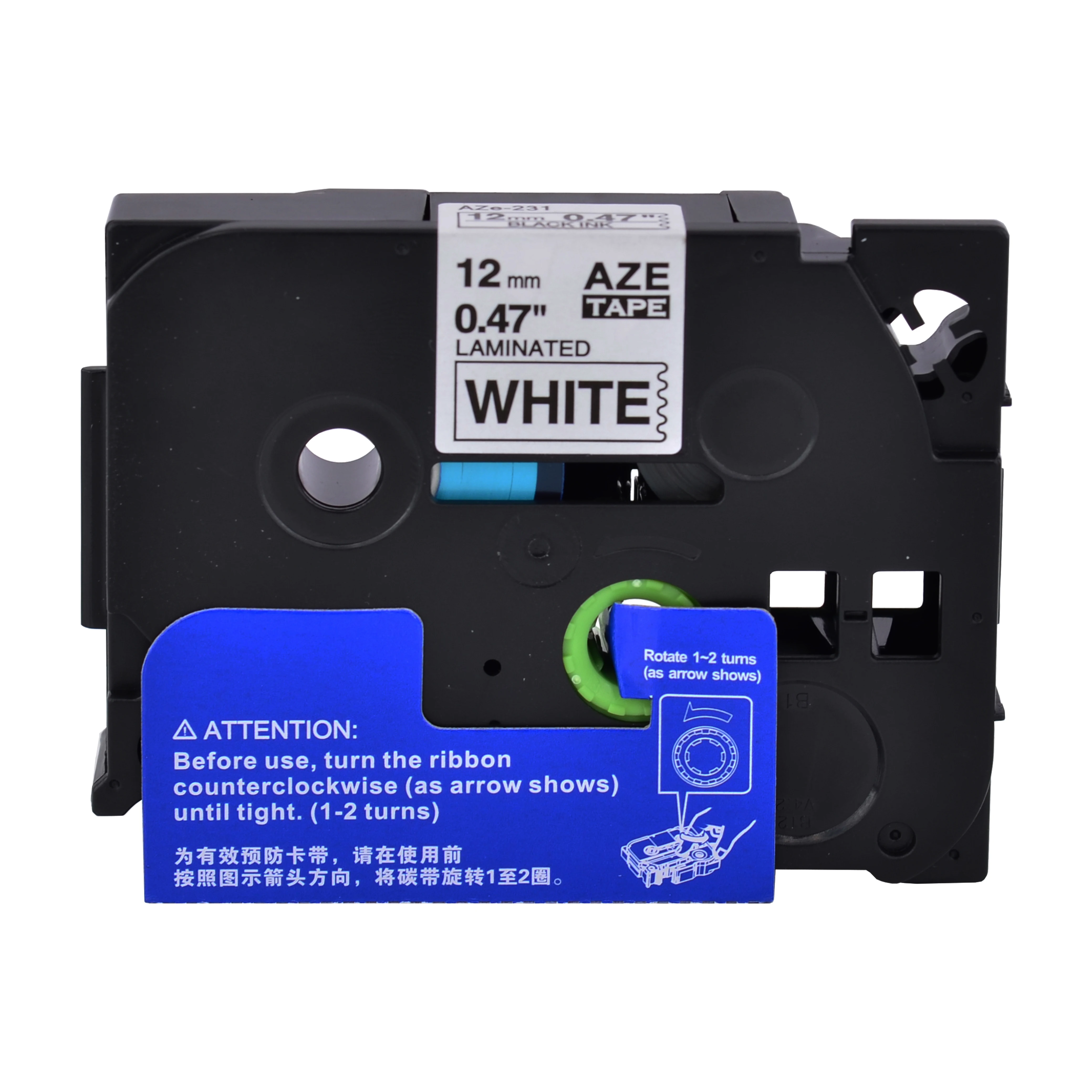 4/5/6/10er-Pack Etikettendrucker-Band Ersatz für Brother TZe231 Ptouch-Band TZe Etikettenband 12mm 0,47 Zoll laminiertes Band – Detail 9