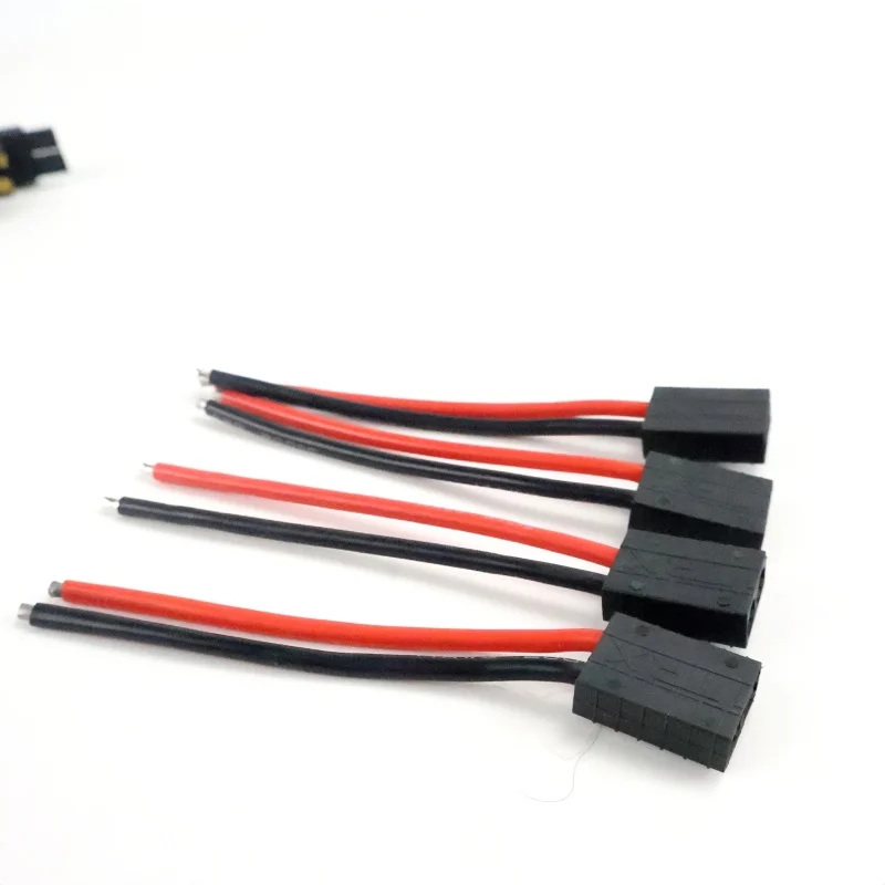 3 قطعة Trx التوصيل والمقبس موصل سلك السيليكون 10 سنتيمتر 14AWG لبطارية Rc/Rc الطائرة بدون طيار