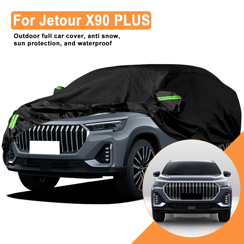 

Full Car Cover for Jetour X90 PLUS Outdoor Use - Waterproof Snowproof Sunshade, Winter & Summer Auto Protection Accessories