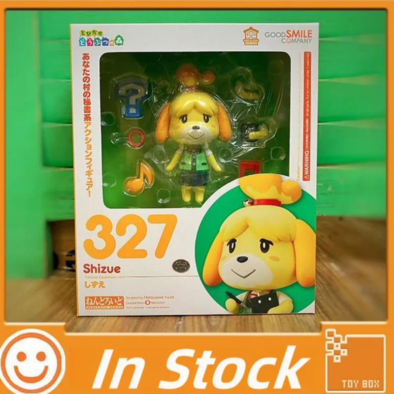 In Stock GoodSmile Original Genuine NENDOROID GSC 327 Shizue Animal Crossing Action Anime Figure Doll Model Display Collect Cute