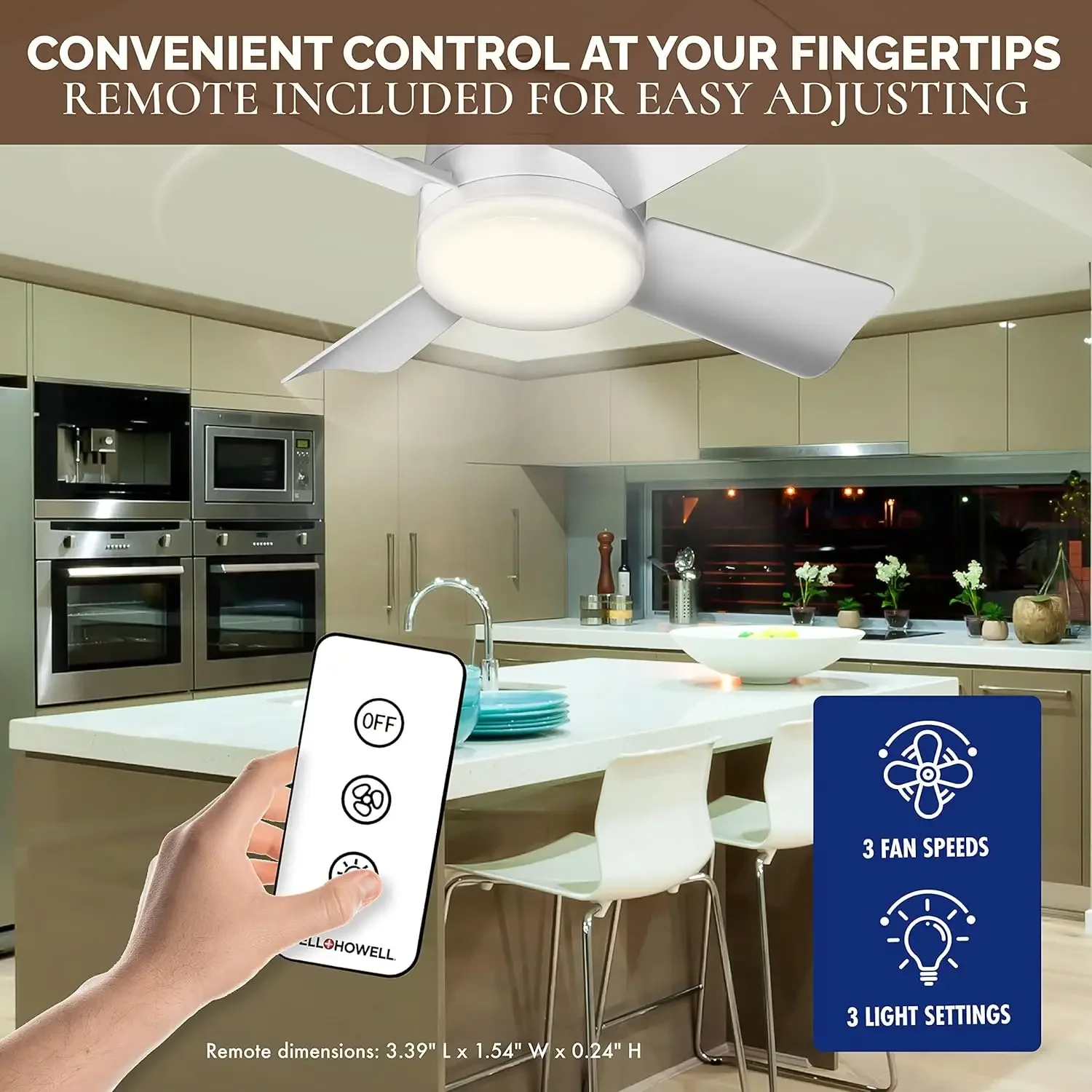 Imagem -05 - Ventilador de Teto Led com Controle Remoto Inteligente E27 Tomada Ventilador 30w 1000lm 5000k Lâmpada Lâmpada Retrátil para Quarto Sala de Estar