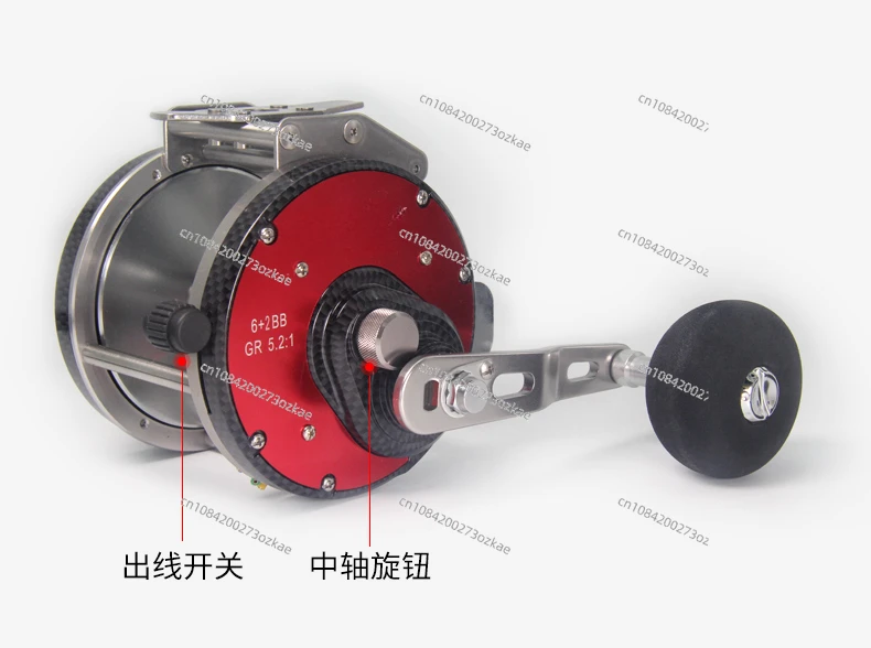 Visual Anchor Fish Wheel Full Metal Tooth Dance SR12000 Visual Fish Wheel 15000 Drum Anti-fried Line Fishing