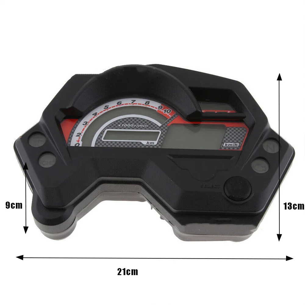 Universal Motorcycle Gauges Digital Electronics Indicator LCD Display Cafe Racer Speedometer for Yamaha FZ16 FZ 16 Parts