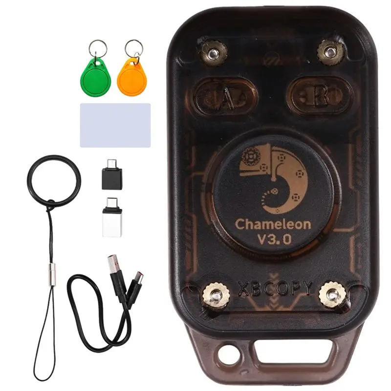 

HOT!A72T Chameleon V3.0 RFID Smart Chip Reader Emulator Read Writer+ 1XUID+ CUID Keychain UID Card Kit ID IC Card Tag Copyer