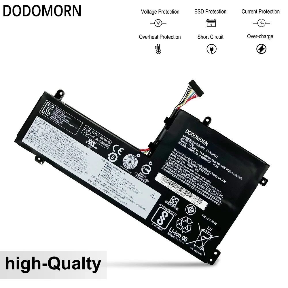 Imagem -03 - Nova Bateria do Portátil L17m3pg1 para Lenovo Legion Y530 Y53015ich Y7000 Y7000p 2023 2023 L17c3pg2 L17l3pg1 L17m3pg3 11.34v 52.5wh