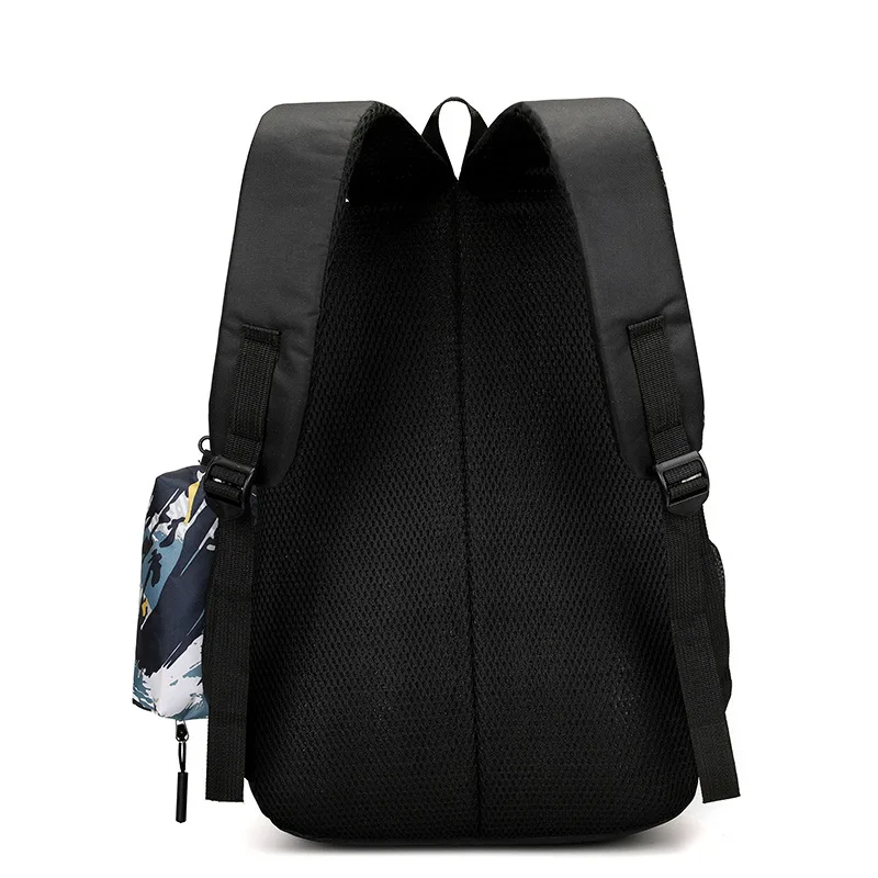 Casual Flower Print Backpack For Men And Women Newest Oxford Cloth Men's Camouflage Travel Backpack For Middle School Package