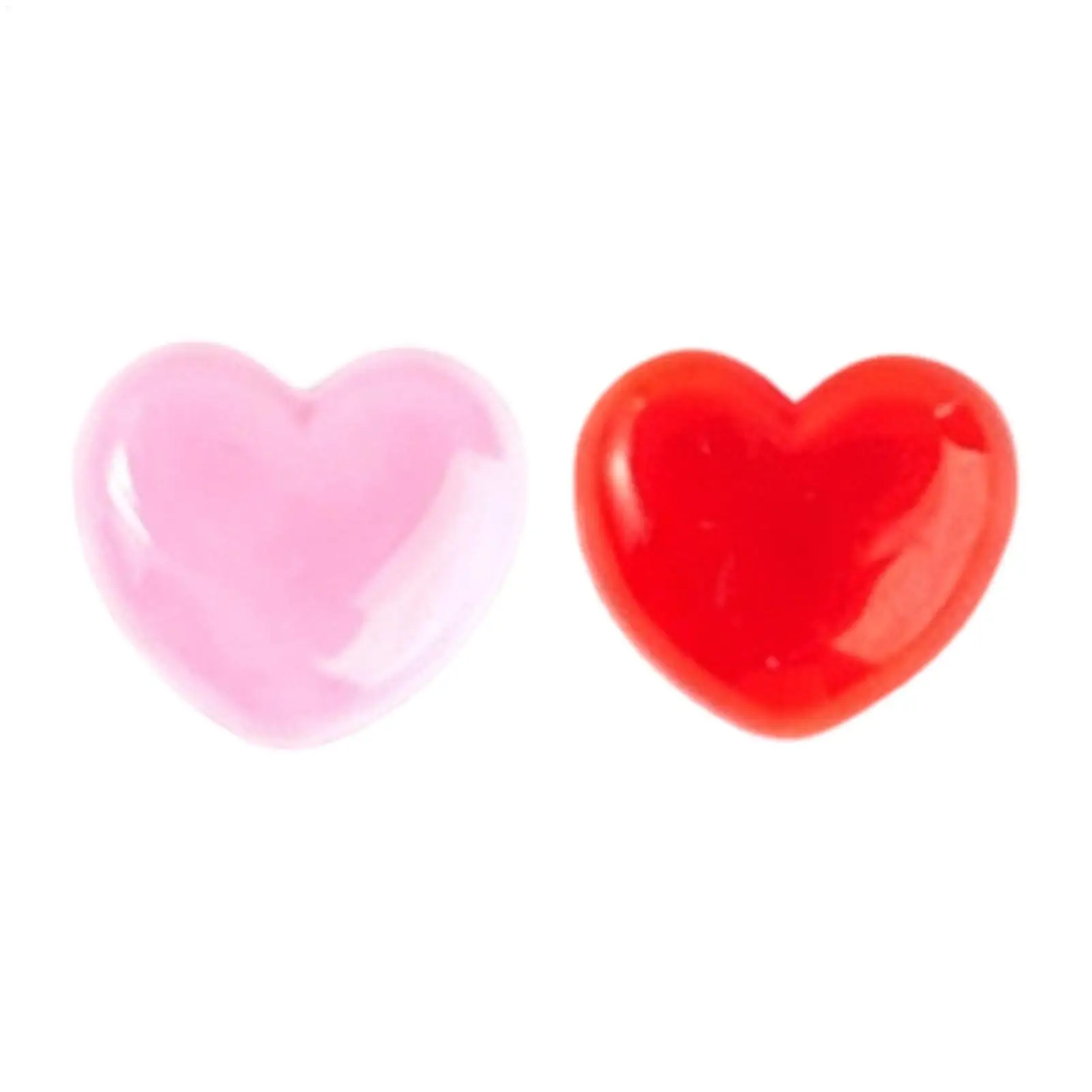 Thumb Tacks Cute 100 Pieces Heart Shaped Pink Reusable Thumb Tacks Decorative Home Pins For Office Map Picture Wall Mental