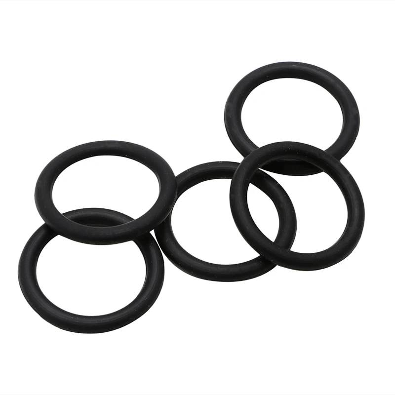 5pcs O-Rings Silicone Baby Pacifier Chain Clips Adapter Holder Ring BPA Baby Teether Beads For Teething