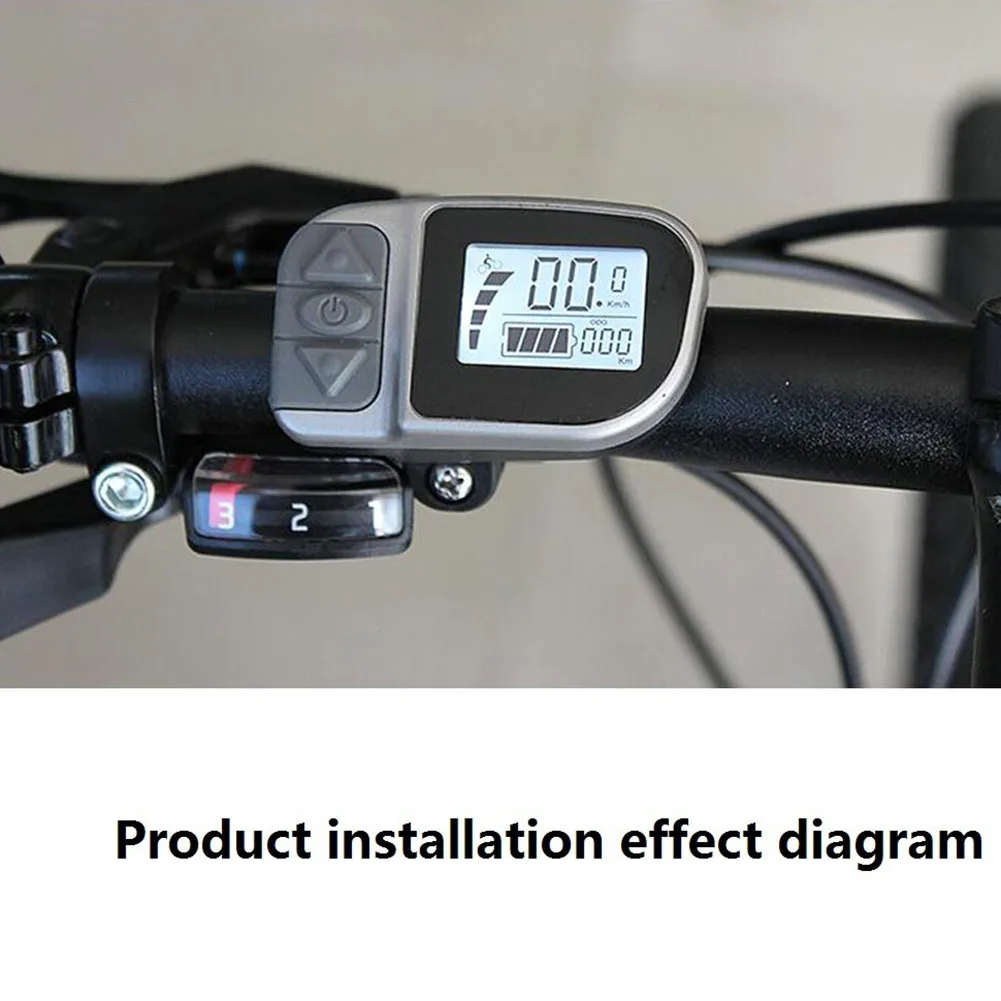 

Дисплей электрического велосипеда для Tongsheng Mid Motor VLCD6, дисплей для TSDZ2, 6-контактный 36/48 В, дисплей для дисплея Tongsheng VLCD6