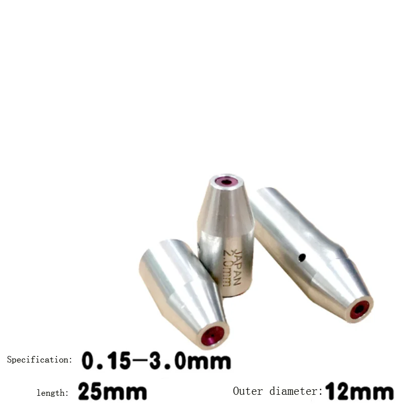 

1 шт., направляющая для сверления керамических труб с рубиновым электродом OD12 * 25/42 мм, диаметр от 0,20 до 3,0 мм, для сверлильного станка WEDM Jinma