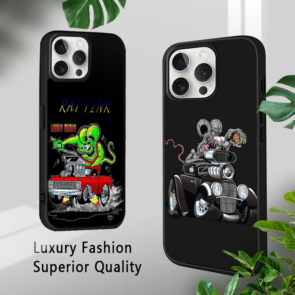 T-tales Of The R-Rat F-Fink Phone Case For iPhone 16 15 14 13 12 11 Pro Xs Max Mini Plus Celulares Hard Funda