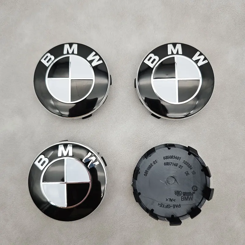 20pcs BMW 56mm 68mm Black Car Wheel Center Caps Hub Cover Badge For BMW F30 F10 E90 F20 E46 E60 E70 E39 E36 E53 E87 X1 X2 X3 X5