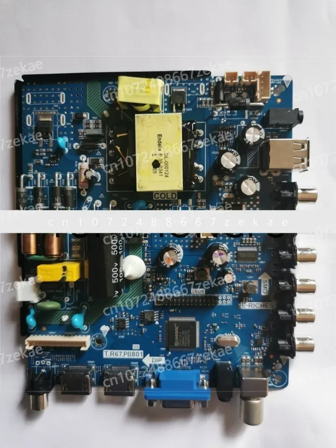 New LCD TV Motherboard T.R67.PB801 Light Strip Supply Voltage 30-105V 700mA Write Program