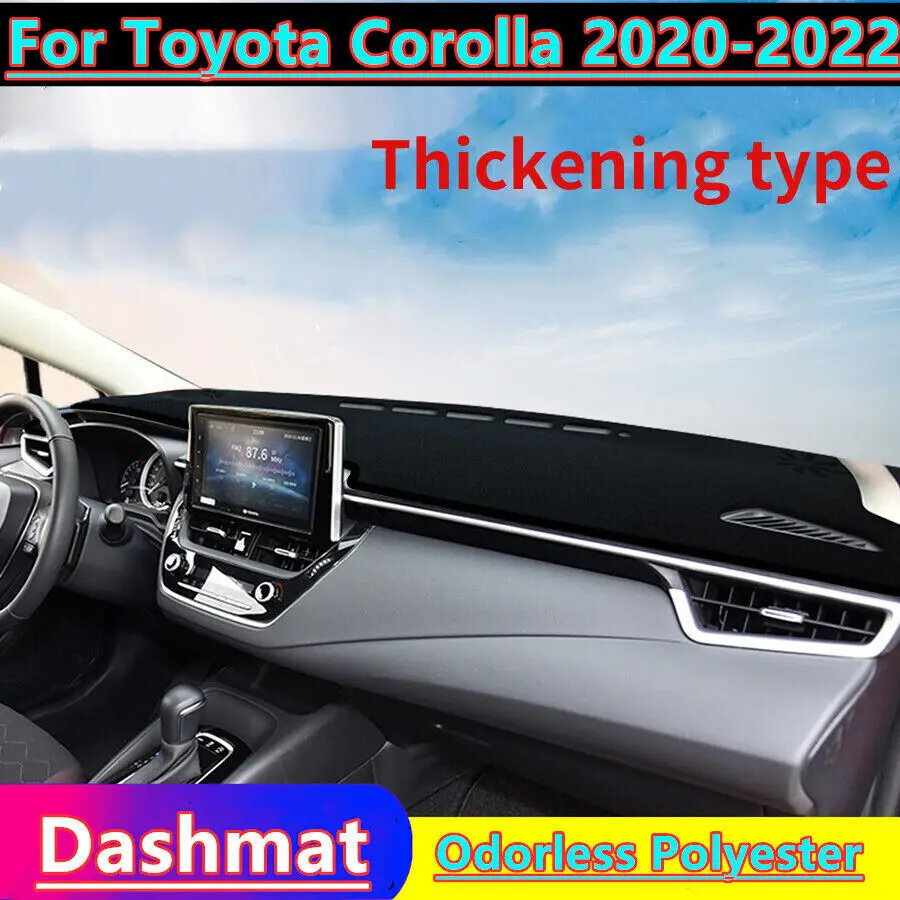 

Car Dashboard Cover Non-Slip Pretector Pad Mat Dashmat For Toyota Corolla 2020 2021 2022