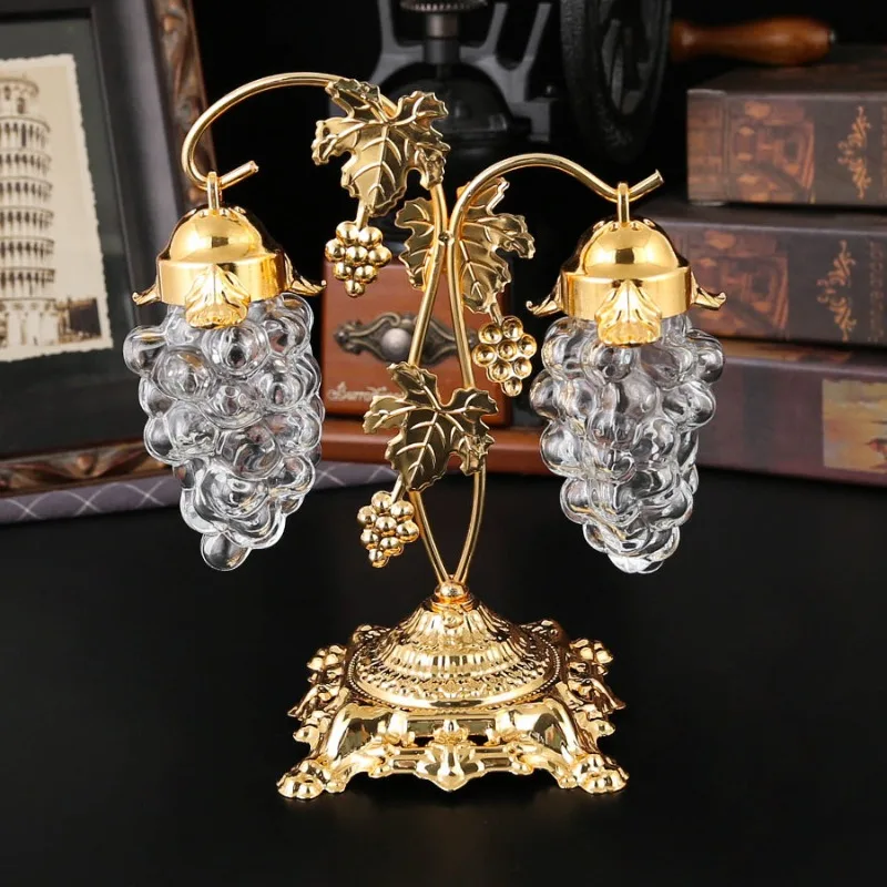 

Grape Shaped Desktop Decoration, Dining Table Spice Jar Set, Seasoning Rack, Pepper Powder Bottle, Salt Bottle