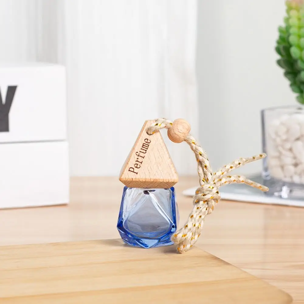 Mini Car Diffuser Bottle Refillable Hanging Ornament Scent Perfume Bottles 8ml Car Air Freshener Bottle
