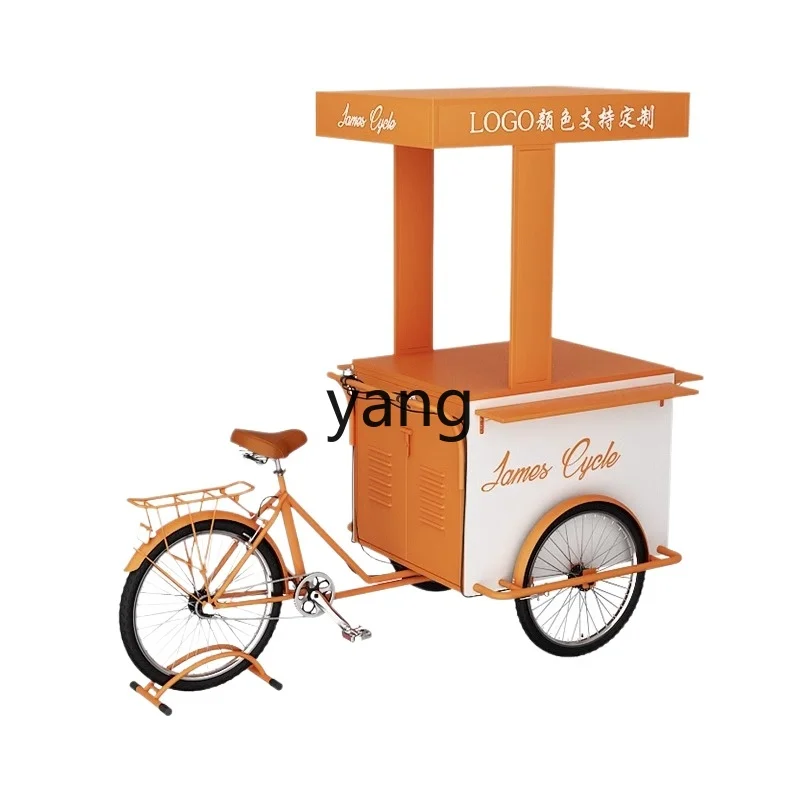 LH  creative stall upside down donkey tricycle square activity promotion float mobile snacks