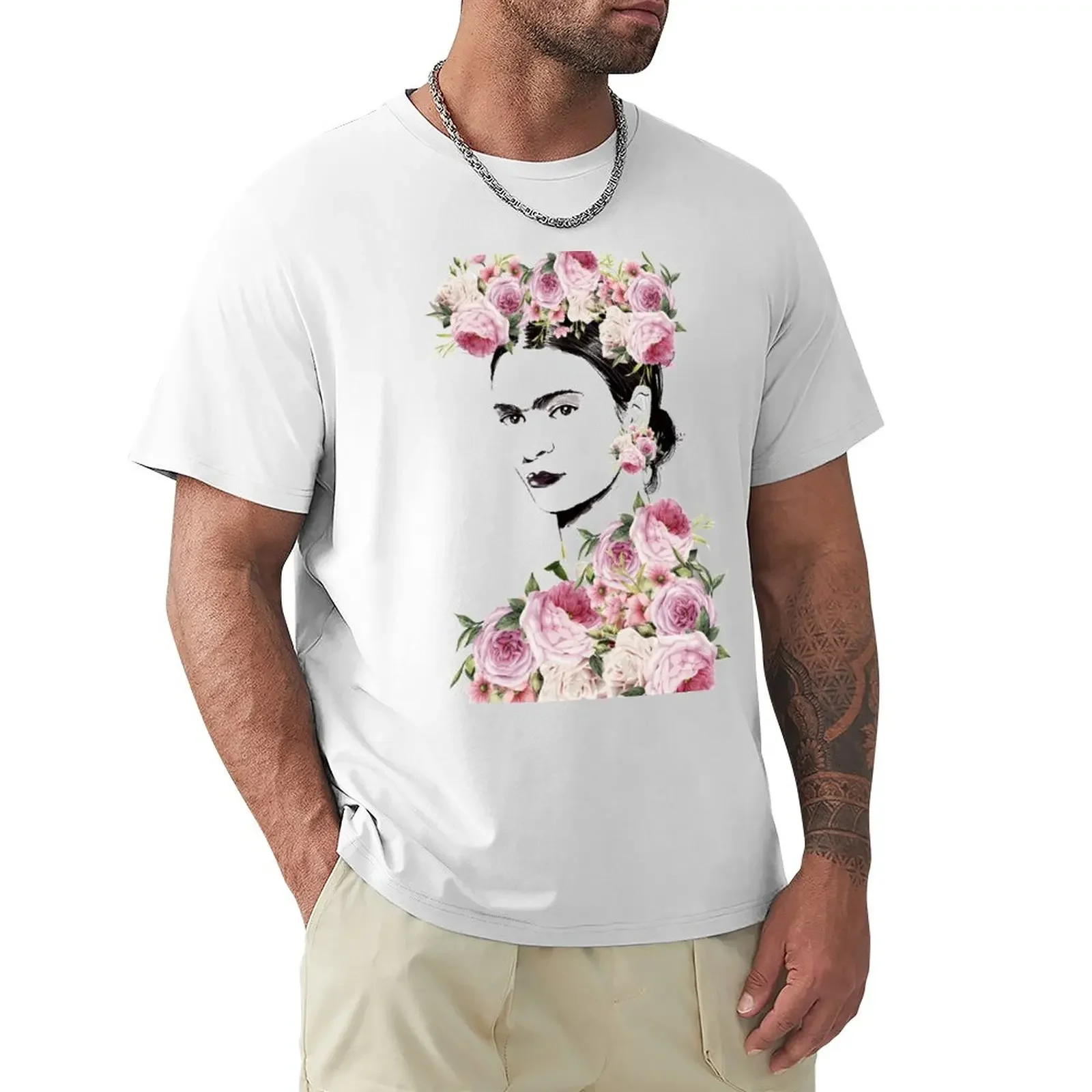 Pinto.flowers T-Shirt plus size tops tops for a boy men clothing