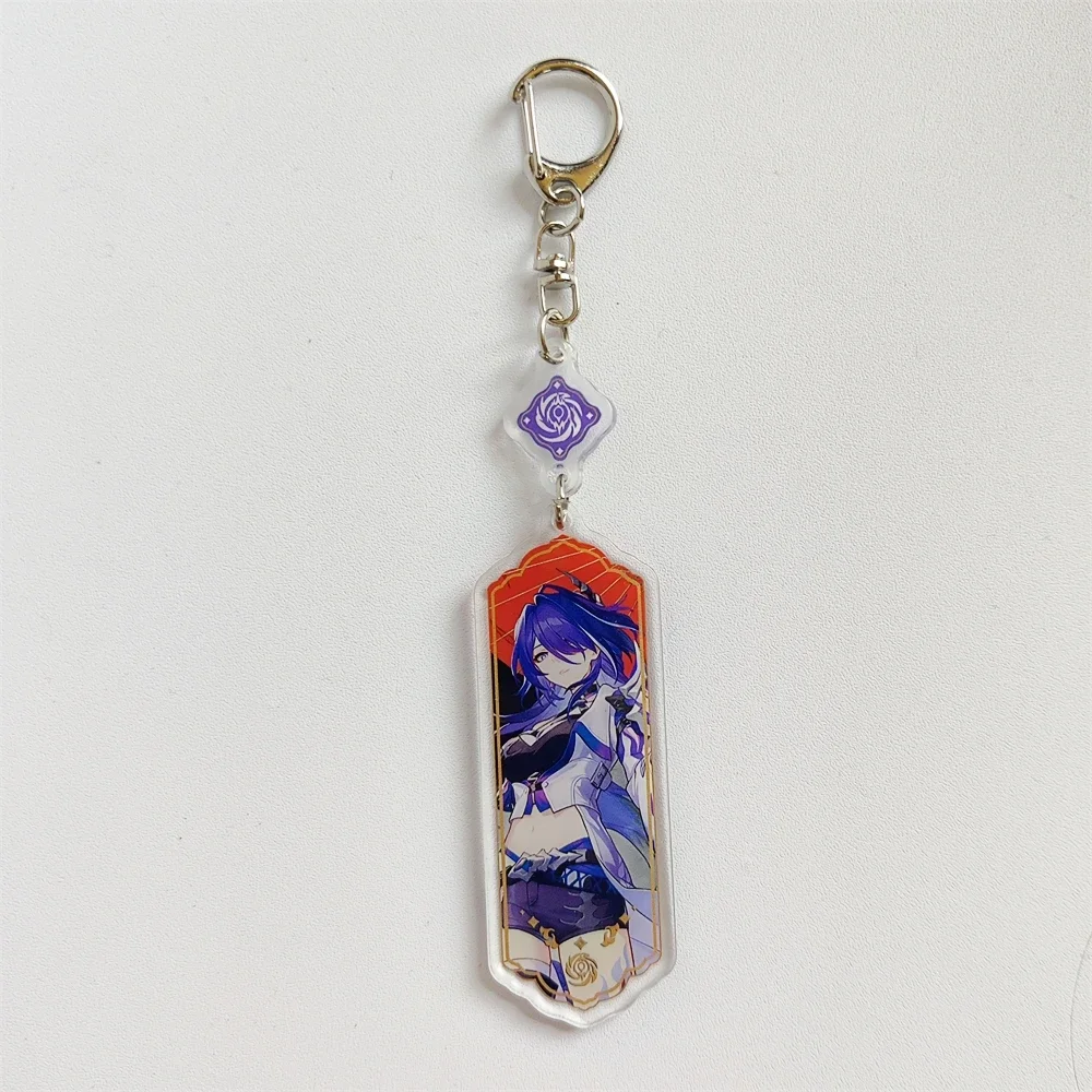 Honkai: llavero Star Rail Sparkle Lunae Boothill Aventurina figura acrílica llavero Anime colgante bolsa regalos accesorios mujeres