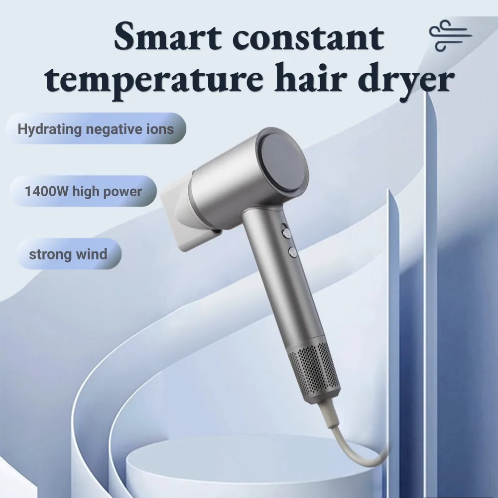 مجفف شعر عالي السرعة 500 مليون مجفف شعر للعناية الأيونية السالبة منخفض الضوضاء للتحكم الحراري مع فوهة مغناطيسية