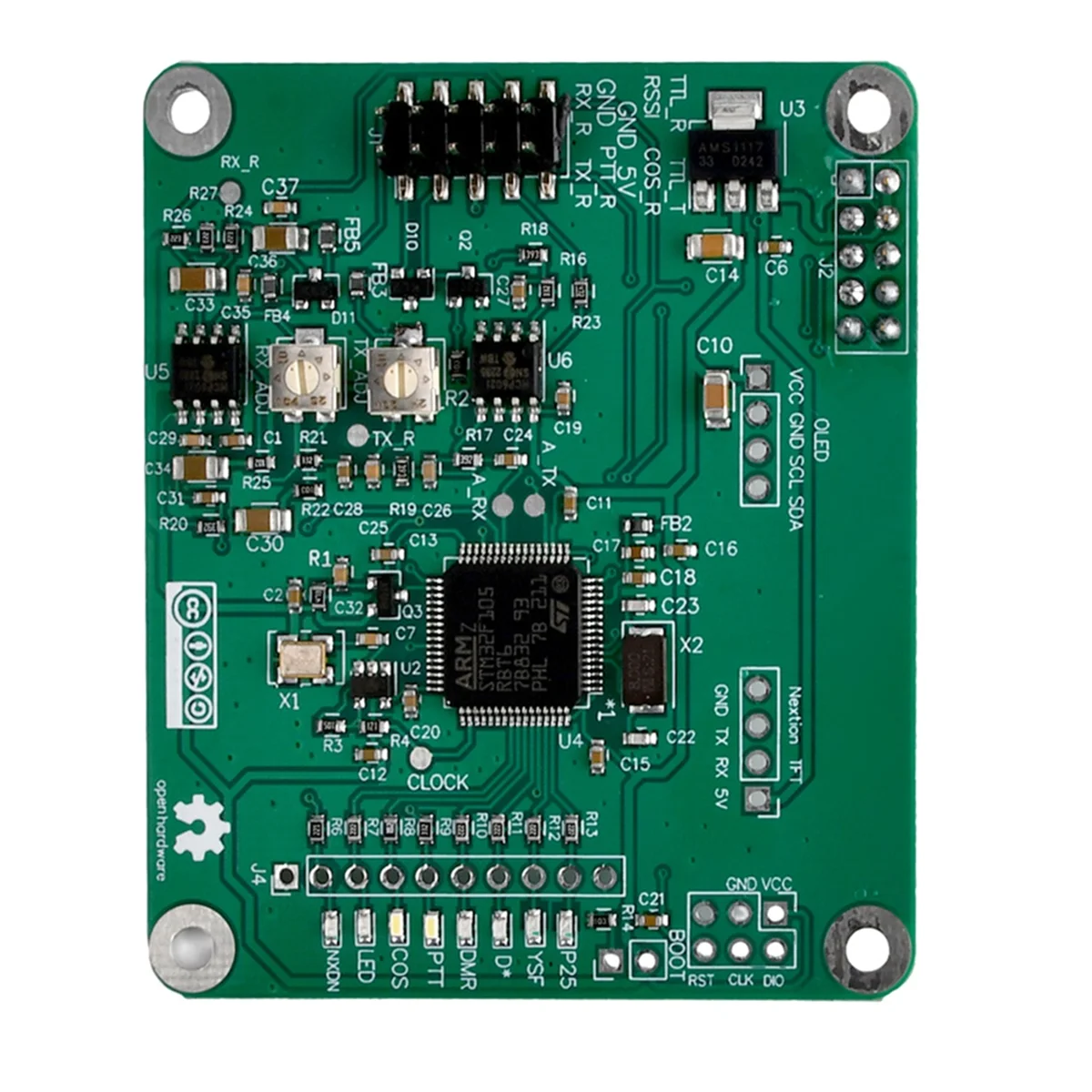 Multi-Mode Digital Voice Modem New Version MMDVM Open-Source Digital Repeater Board for Raspberry Pi