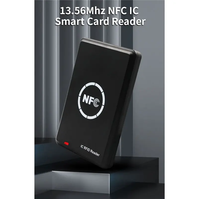 ABZZ-IC RFID Card Reader RFID Copier Duplicator Smart Card Reader Writer 13.56Mhz Encrypted Programmer