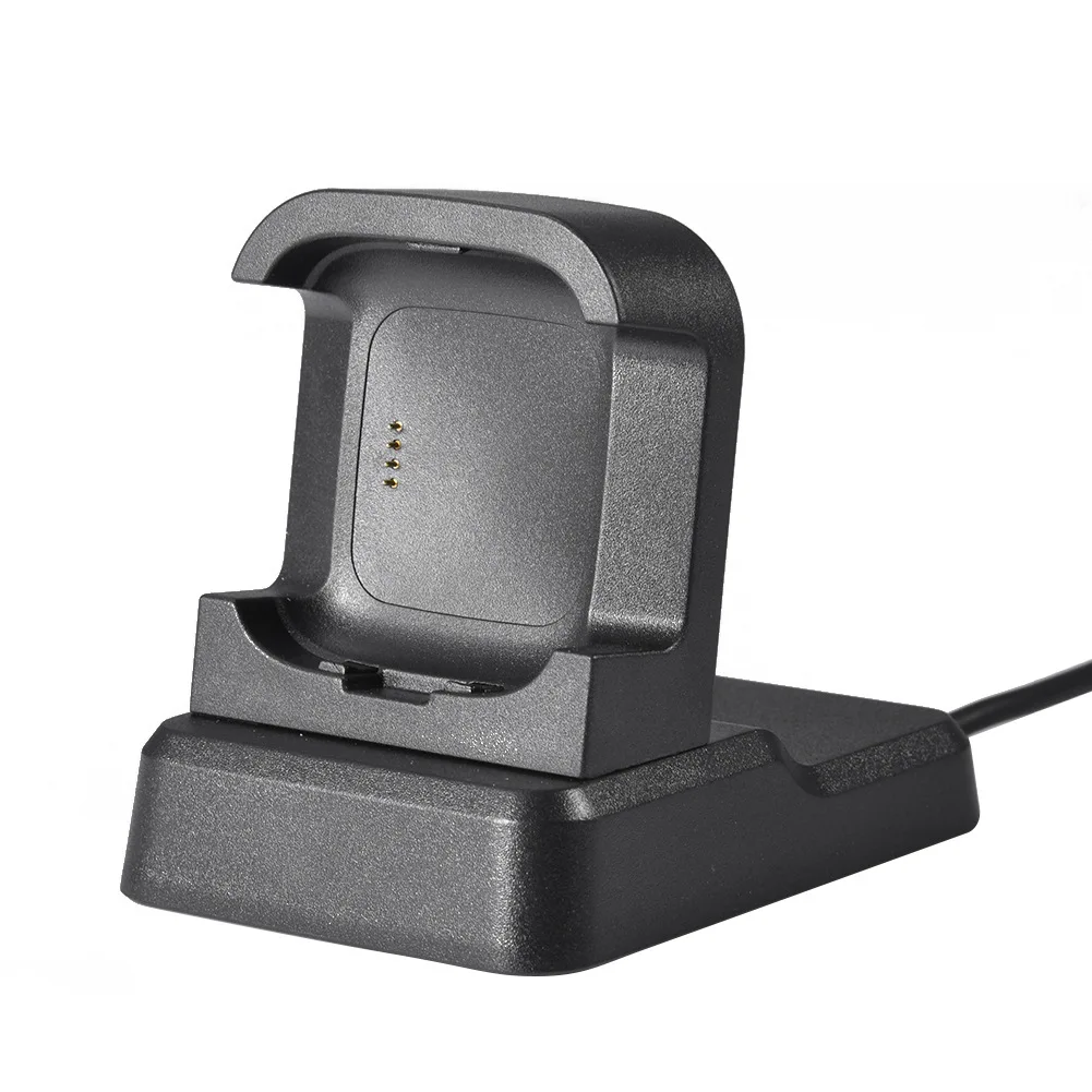 

Держатель зарядного устройства 125 см для Fitbit Versa 2, подставка для зарядного устройства для умных часов, квадратный зарядный кабель, подставка для док-станции с USB-кабелем