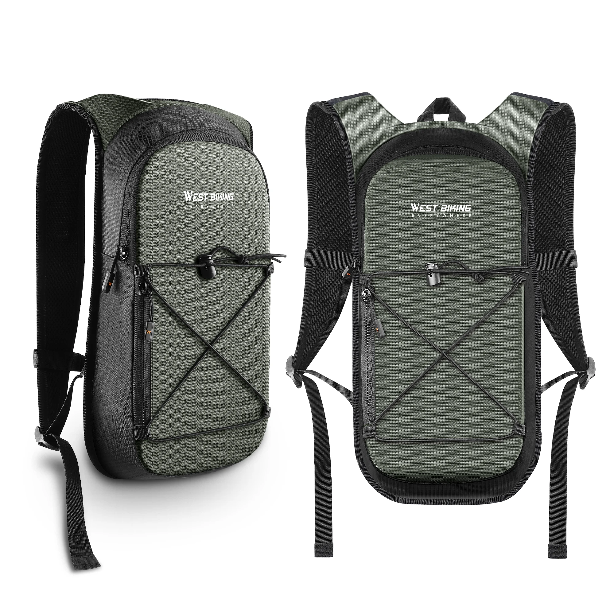 AliExpress West Biking WEST BIKING 10L Hydration Backpack for Cycling Outdoor Sports Running Hiking Climbing Breathable Multi-layer Bicycle Water Bag